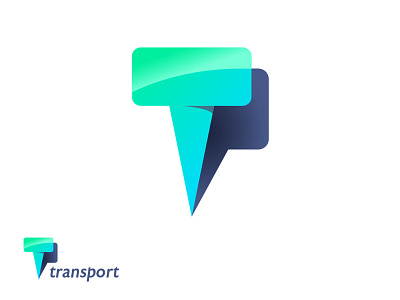 Trans Port Logo 3 character check in checkpoint design letters logo monogram logo