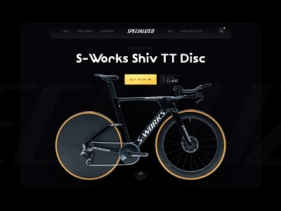 Online bike shop "Specialized" bicycle bike bikes cycle design e bikes electric bike premium s works shiv tt disc shop shop online specialized ui ux velocipede vip web website wheel