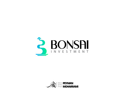 BONSAI Investment adobe art branding design graphic illustration logo logodesign طراحی لوگو لوگو لوگوتایپ