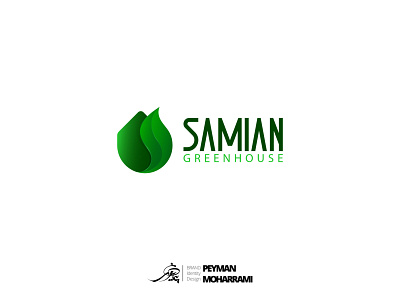 Samian Green House adobe art branding design graphic greenhouse illustration design illustrator logo logo design logotype type vector طراحی لوگو گلخانه