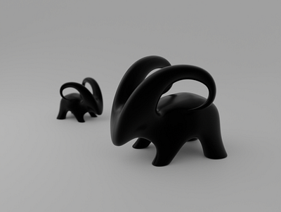Sculpture Animal 3d 3dart 3drender blender blenderart graphic design بلندر طراحی سه بعدی