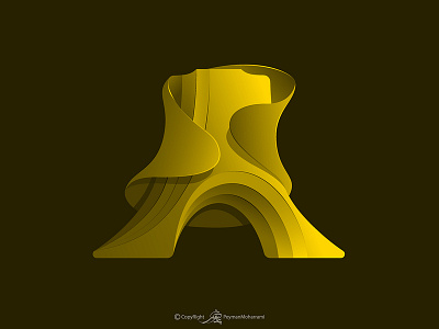 Azadi Tower abstract adobe art azadi design flat graphic icon illustration illustration agency illustration art illustration design illustrator logo tower tower bridge vector آزادی برج