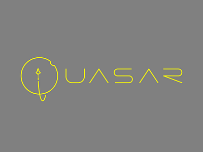 Daily Logo Challenge: Day 1 Quasar Rocketship Logo branding dailylogochallenge design logo quasar rocketshop