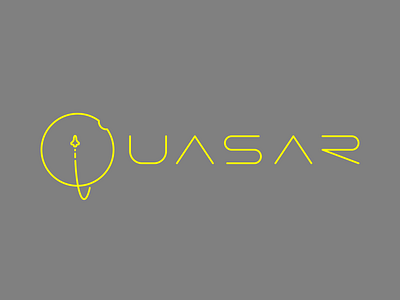 Daily Logo Challenge: Day 1 Quasar Rocketship Logo