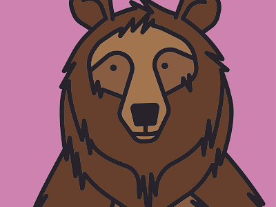 B Is For Bear alphabet animals bear design illustration kids vector