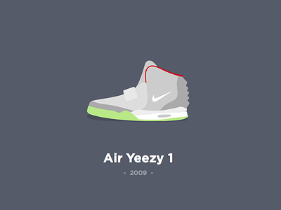 Nike Air Yeezy 2 air illustration kanye nike sneaker trainer yeezy