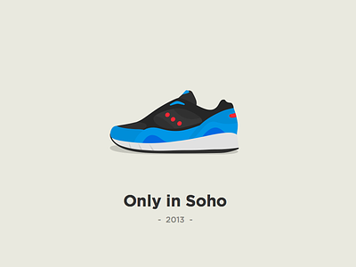 Saucony X Footpatrol - "Only in Soho" crep footpatrol illustration london saucony sketch sneaker soho trainer