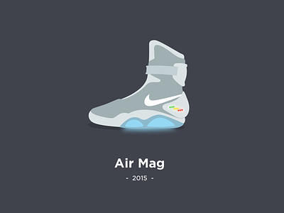 Nike Air Mag 2015 air back to the future illustration mag marty mcfly nike sneaker trainer