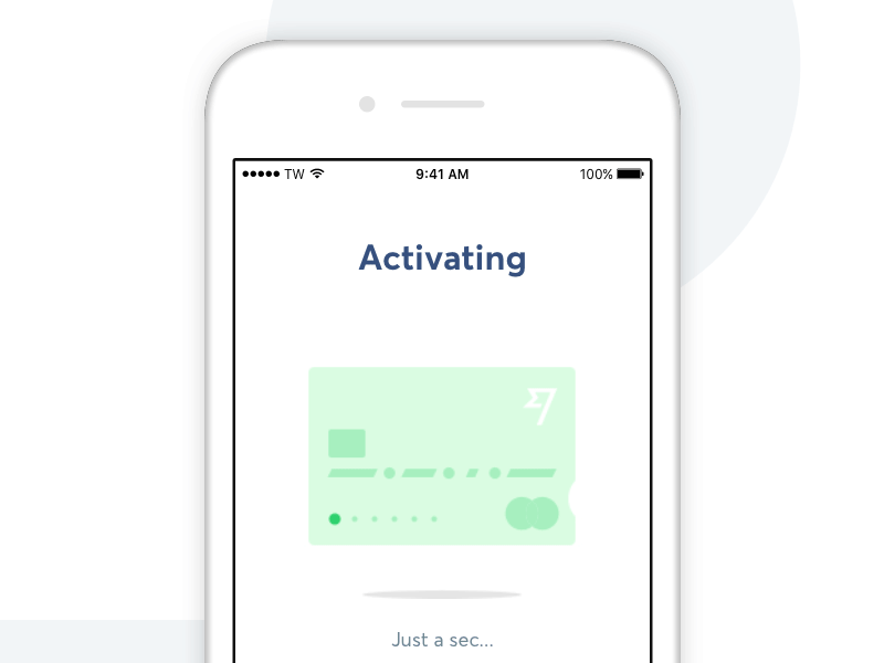 Activating your TransferWise card animation card finance transferwise