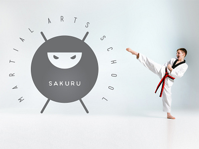 Sakuru aikido arts circle djiudjitsu japan karate logo martial school