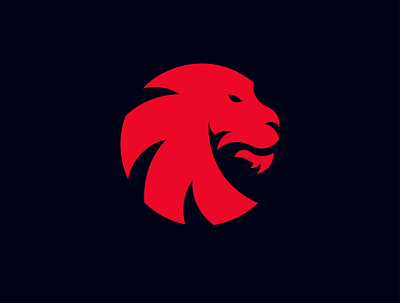 Lion Logo Design agressive lion cashdesign circle logo esports logo lion esports lion logo design lion mascot lion mascot logo lions red tiger
