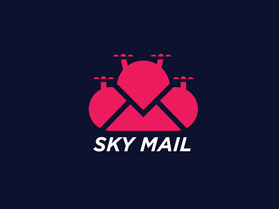 Sky Mail - Drone Logo Design