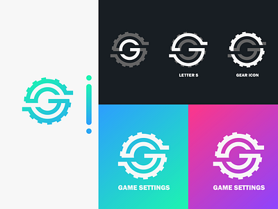 Game Settings / GS + Gear Logo Design