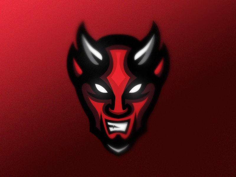 Devil mascot logo by CashDESIGN on Dribbble