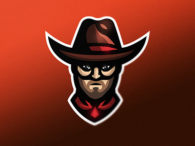 Cowboy Mascot Logo