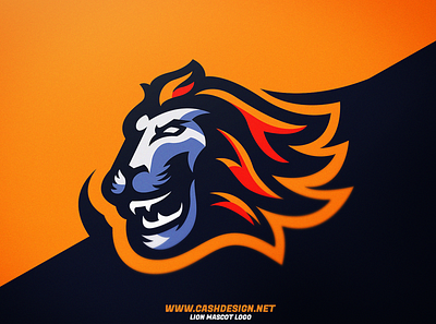 Lion mascot logo lion lion logo lion mascot lion mascot logo mascot mascot logo orange lion tiger wolf