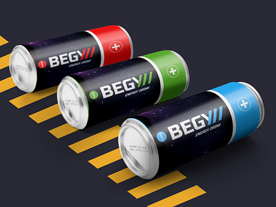 Begy Energy Drink beer can energy drink label design package packagedesign soda