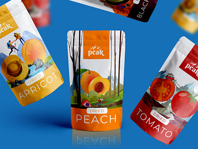 Dried fruit package design aram atyan design dried fruit illustration logo package packaging pouch pouch packaging