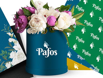Logo design for Pafos flowers flowers logo mascot