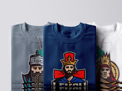 Illustration series of Armenian Kings t-shirt