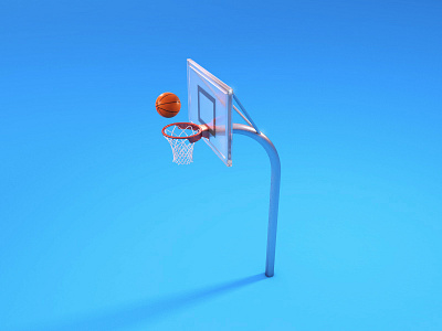 Basketball Hoop 3D 3d basketball c4d hoop