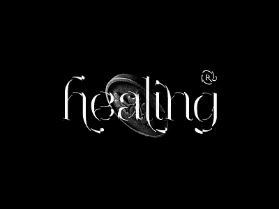 Healing Time 2 blackwhite coin healing motion relax stash typography weed