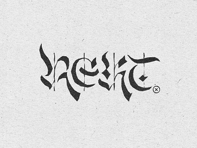 REKT Typo black black white calligraphy gothic letters rekt slang typo typography