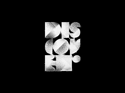 Discover Typo abstract blackwhite discover letters typo typography
