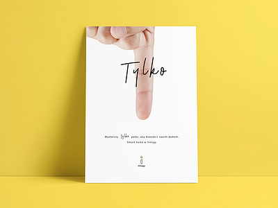 Innogy / Smart Home Finger campaign design idea key visual print