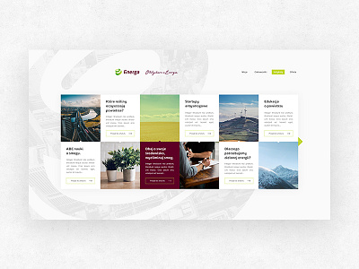 Energa / Oddycham z energią LP design landing lp page webdesign website