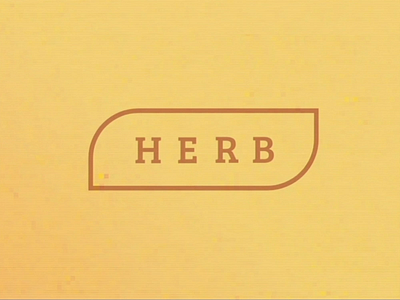 Herb Logo Animation Concept adobe animation design herb logo typography vintage xd