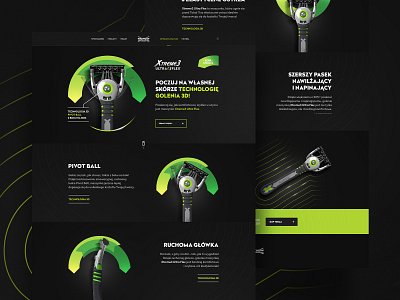 Wilkinson Extreme 3 Ultra Flex LP design landing landingpage lp web webdesign wilkinson