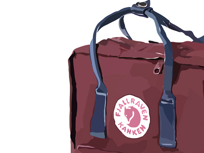 backpack backpack bag details drawing flat flat illustration illustration light shadows texture volume