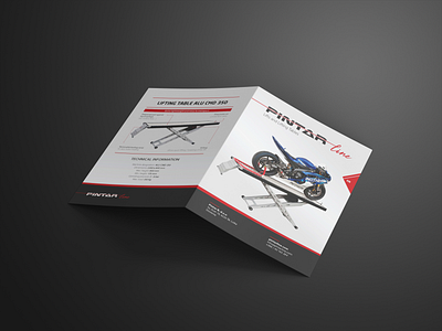 Pintarline brochure A5 adobe branding brochure design graphic design indesign pintarline
