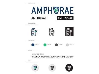 Amphorae project logo adobe illustrator branding logo project vector