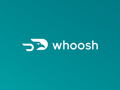 Whoosh airlines bird courier delivery falcon logo