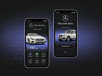 A few screens for Mercedes-Benz