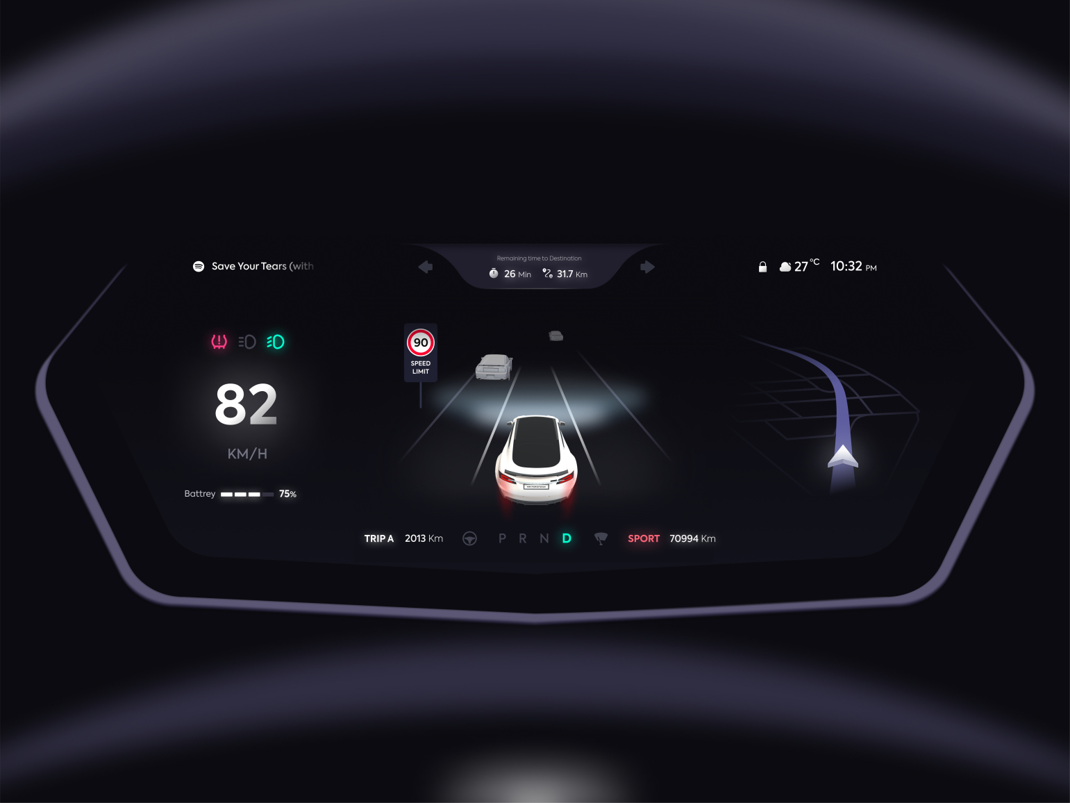 Tesla Ui Dashboard🔥🤘 by Mohammad Reza Farahzad for Ace Design Agency on ...