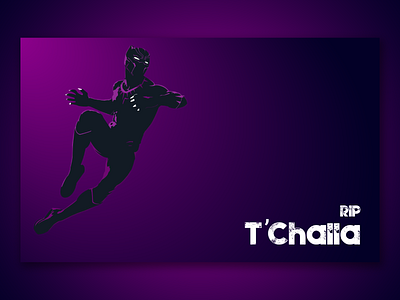 RIP chadwick boseman 2d abstract art branding character clean dailyui fan art fanart marvelcomics mcu ui vector