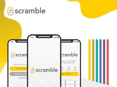 Scramble adobe xd app branding design icon invision logo logo design mobile ui ui ui ux ui design ux vector web