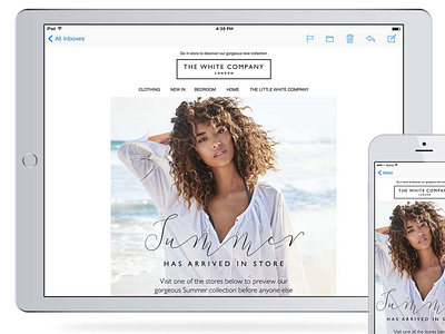 The White Company Emails adobe xd css design email design email marketing email template html responsive design responsive email ui