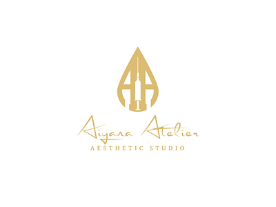 Aesthetic Studio Injector Nurse aesthetic aesthetic atelier art artistic design graphic designer graphics logo logo design logos minimal minimalist nurse