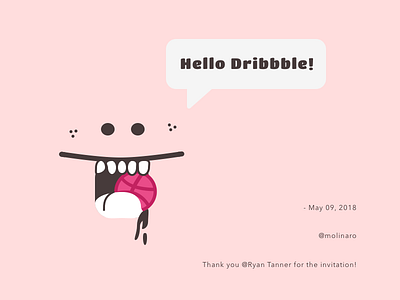 Hello Dribbble! debut dribbble graphic design new original sketch visual