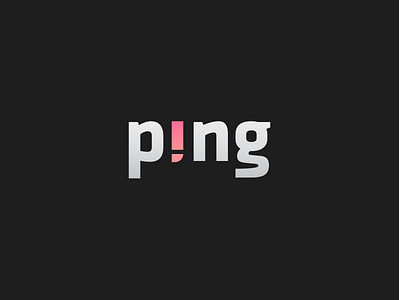 Ping design graphic design logo logo design messaging app new ping slack ui ux