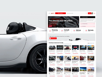 CarDealer – Buy Sell Car Marketplace Script Theme branding design illustration logo typography ui ux vector web website
