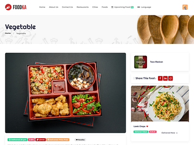 Foodka - Restaurant Food Ordering & Delivery Script Theme