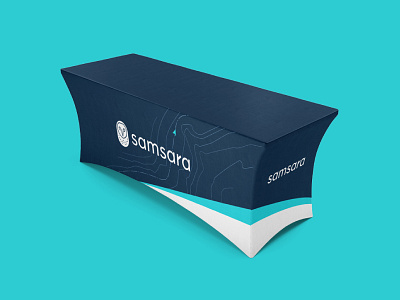 Samsara Recruitment Collateral banner brand illustration popups recruitment table tablecloth