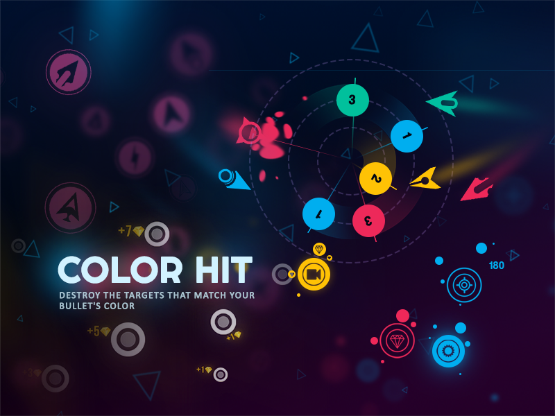 Color hit. Color Hit игра. Гипер казуальная Графика. Гипер Кэжуал. Hyper Casual UI.