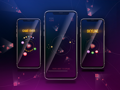 Skyline - iPhone X Mock-up
