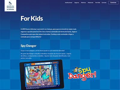 Website - For kids ui webdesign